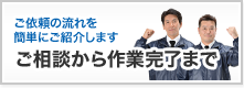 相談から作業完了まで